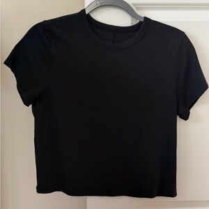 Lululemon Classic Fit Cotton Blend Tshirt Black